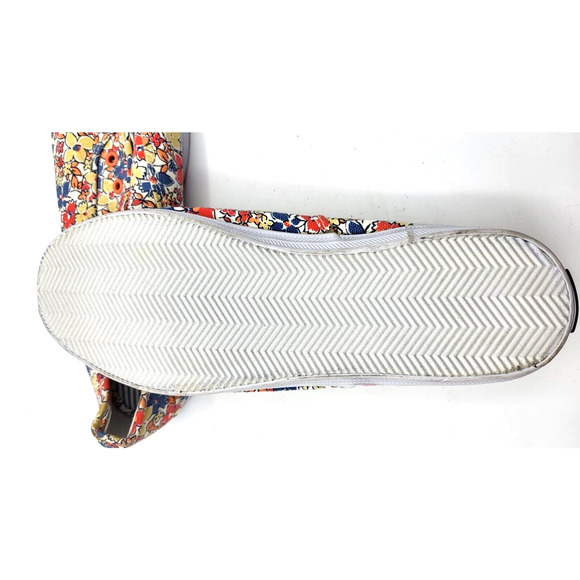AEROPOSTALE Floral Canvas Sneakers Rubber Sole Womens 8 No Laces UNUSED - Picture 4 of 8